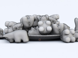 Gummy Bear 001 Modèle 3D