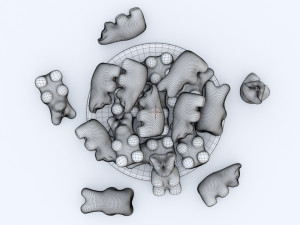 Gummy Bear 001 Modèle 3D