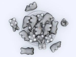 Gummy Bear 001 3D Model