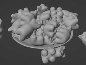 Gummy Bear 001 Modèle 3D