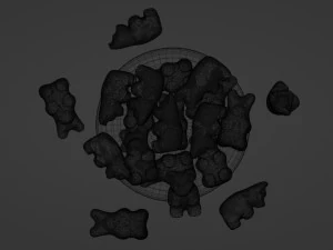 Gummy Bear 001 3D Model