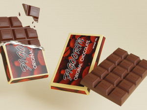 Chocolate 001 3Dモデル