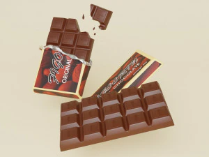 Chocolate 001 3D Model