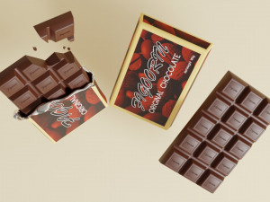 Chocolate 001 3D Model