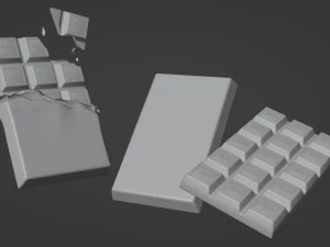 Chocolate 001 3D Model