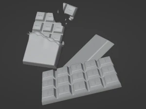 Chocolate 001 3D Model