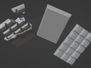 Chocolate 001 3D Model