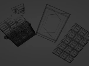 Chocolate 001 3D Model