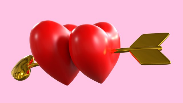 Love 005 Modèle 3D .c4d .max .obj .3ds .fbx .stl .blend 