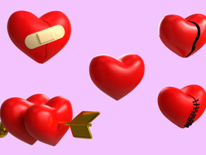 Love Pack 001 3D Model