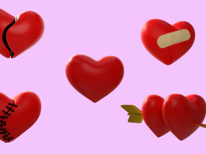 Pacchetto amore 001 Modello 3D