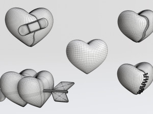 Love Pack 001 3D Модель