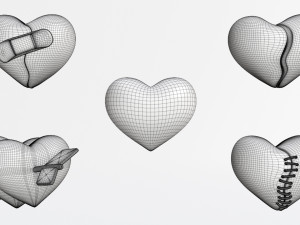Love Pack 001 3D Модель