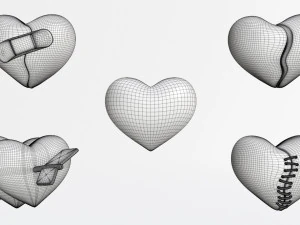 Pacchetto amore 001 Modello 3D