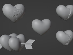 Love Pack 001 3D Модель