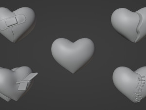Love Pack 001 3D Модель