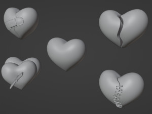 Love Pack 001 3D Модель