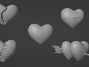 Love Pack 001 3D Модель
