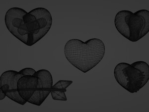 Love Pack 001 3D Модель