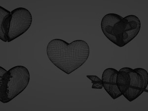 Love Pack 001 3D Модель