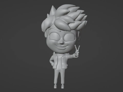 Ragazzo mascotte 001 Modello 3D