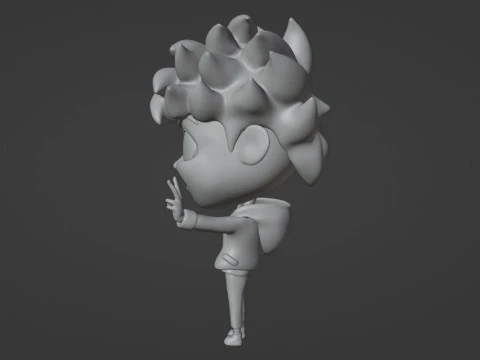 Ragazzo mascotte 001 Modello 3D