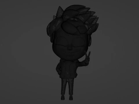 Ragazzo mascotte 001 Modello 3D