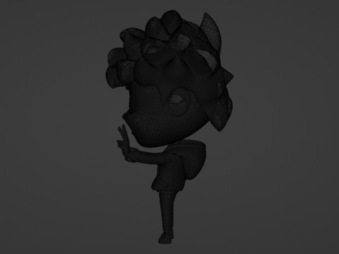 Boy Mascot 001 3D Model