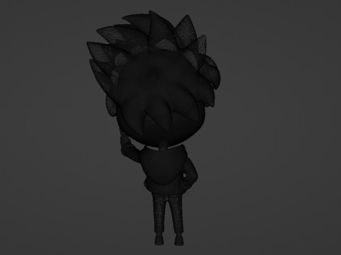 Boy Mascot 001 3D Model