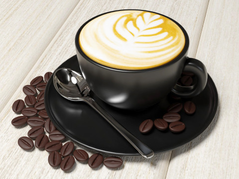 Cappuccino 001 3D Model