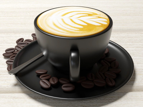 Cappuccino 001 Modelo 3D