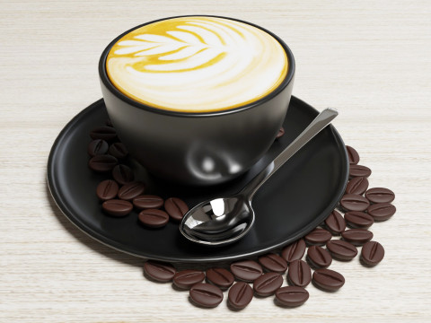 Cappuccino 001 Modelo 3D