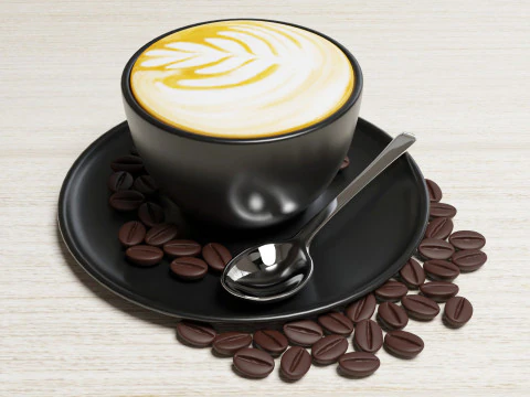 Cappuccino 001 3D Model