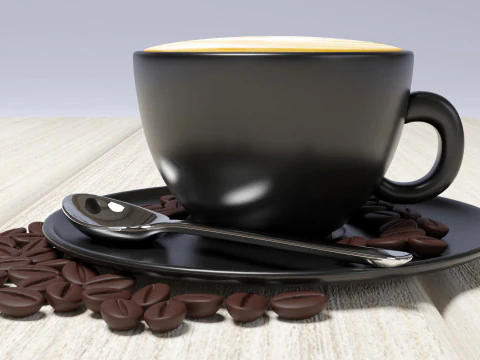 Cappuccino 001 3D Model