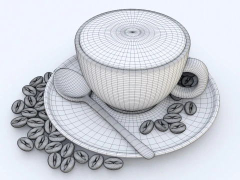 Cappuccino 001 3D Model