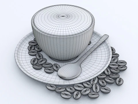 Cappuccino 001 3D Model