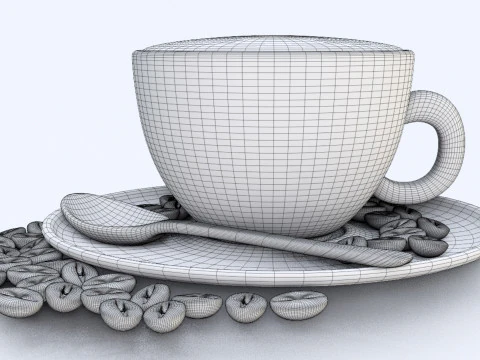 Cappuccino 001 3D Model