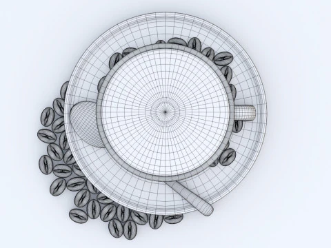Cappuccino 001 3D Model