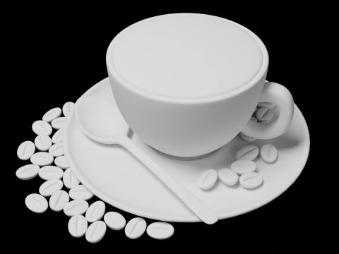 Cappuccino 001 3D Model