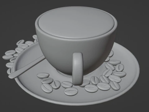 Cappuccino 001 3D Model