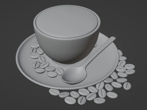 Cappuccino 001 3D Model