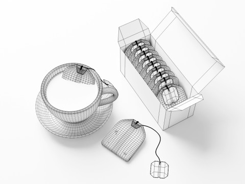Tea 001 3D Model