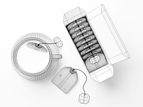 Tea 001 3D Model