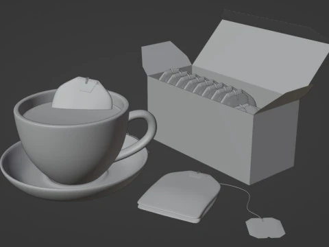 Tea 001 3D Model