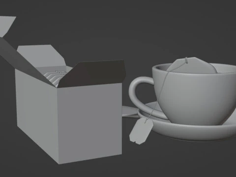 Tea 001 3D Model