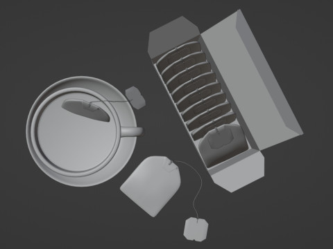 Tea 001 3D Model