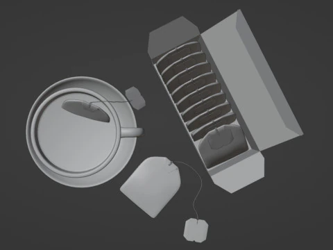 Tea 001 3D Model
