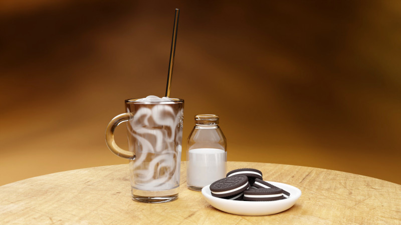 Iced Coffee 001 3Dモデル .c4d .max .obj .3ds .fbx .stl .blend 