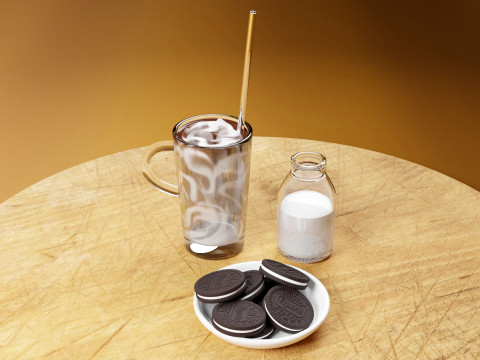 Iced Coffee 001 3Dモデル