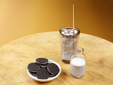 Caff&egrave; freddo 001 Modello 3D